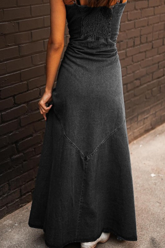 Maxi Dress Denim – Edición Casual-Chic