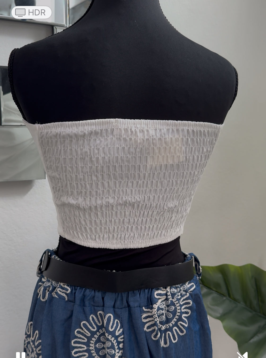 Ivory Bow Top