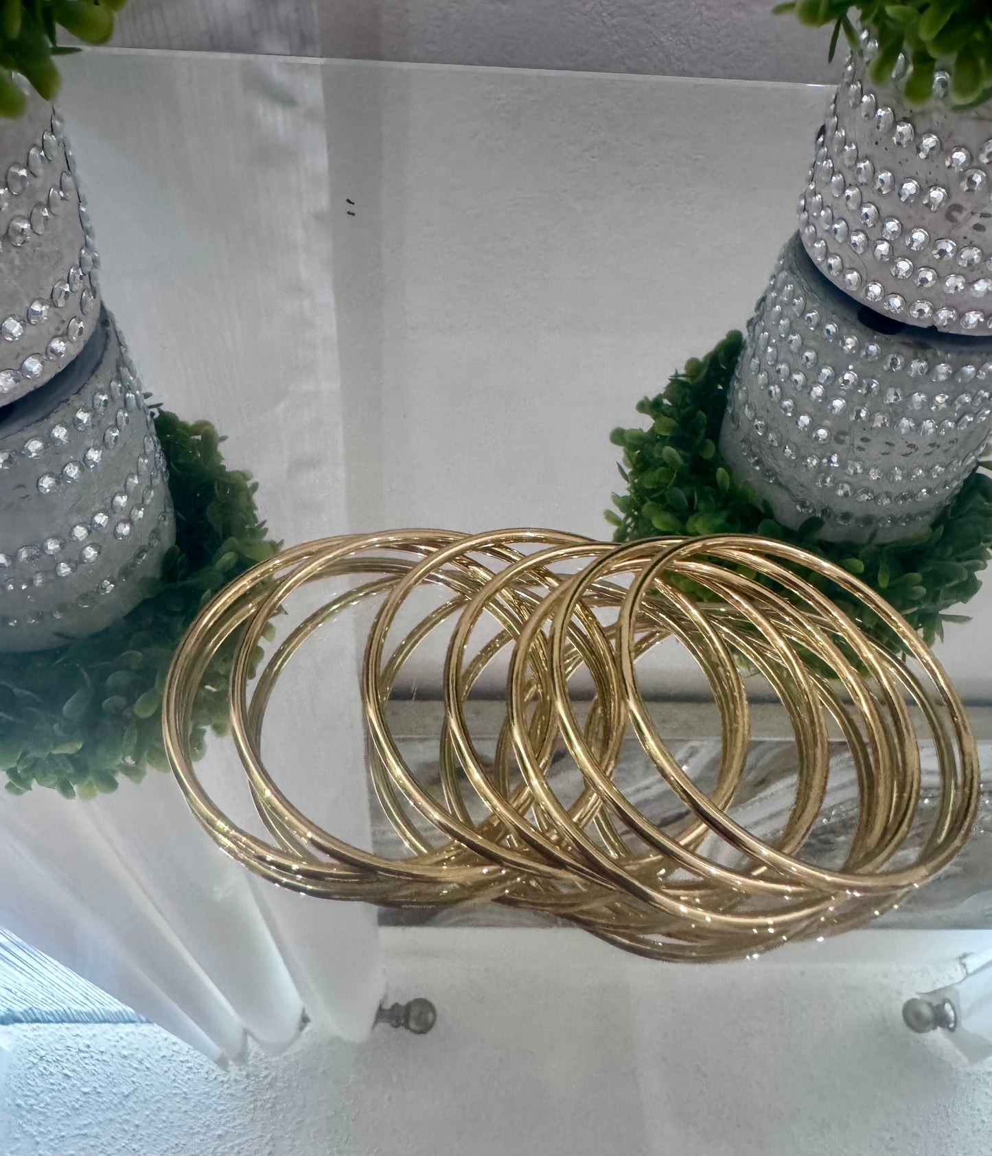 Gold Luxe Bangle Set