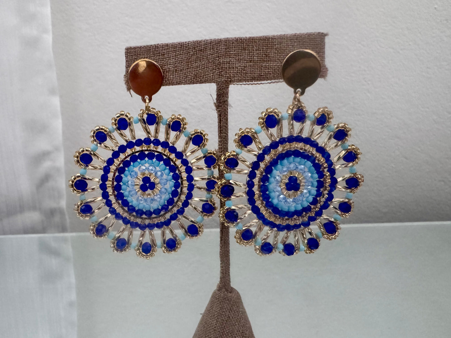 Aretes White & Emerald Luxe