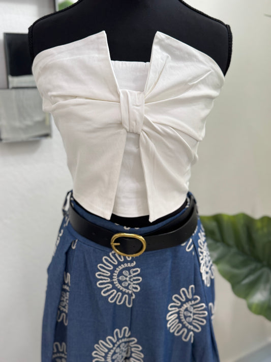 Ivory Bow Top